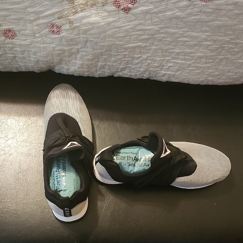 Black and Gray Athletic Shoes